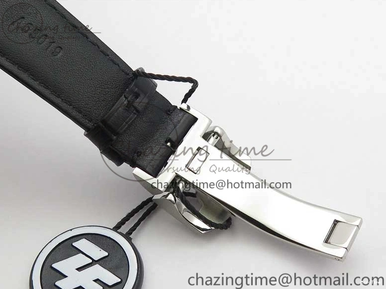 MIROTIME 0211 Portuguese Real PR Real Annual Calendar IW503502 ZF 1:1 Best Edition Black Dial Steel Markers on Black Leather Strap A StreetReady 7134